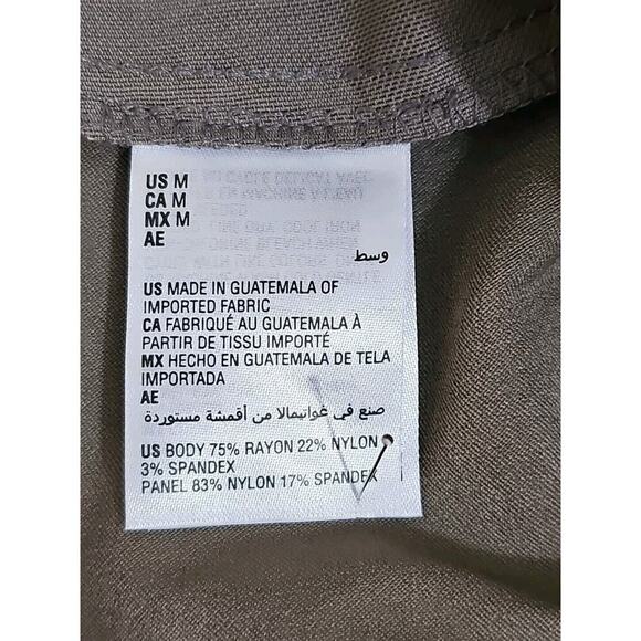 JM Collection BROWN CLAY Women's Size M Studded Pull-on Tummy Control Pants NWT. - Picture 7 of 9